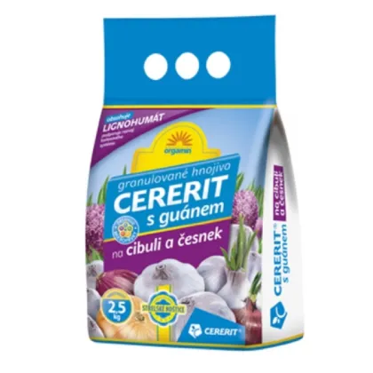 Cererit s guánom CIBUĽA, CESNAK - Forestina - predaj hnojív - 2,5 kg