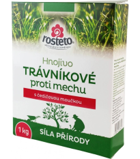 Hnojivo s čadičovou múčkou - trávnikové proti machu - Rosteto - predaj hnojív - 1 kg