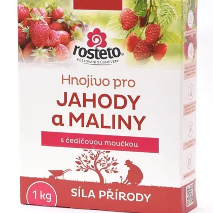 Hnojivo s čadičovou múčkou - jahody a maliny - Rosteto - predaj hnojív - 1 kg