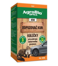 ATAK - Odpudzovač kún guličky - AgroBio - ochrana proti škodcom - 2ks