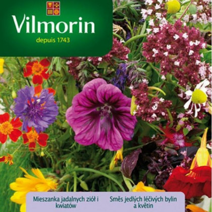 Vilmorin - Zmes jedlých liečivých bylín a kvetín - semená - 3g