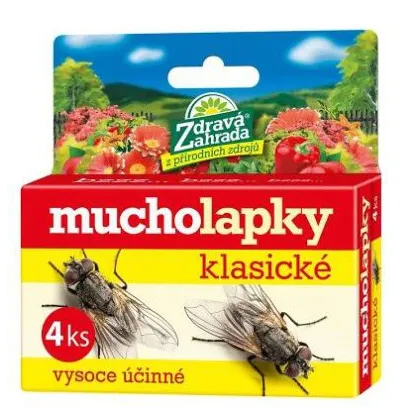 Mucholapky klasické - 4 ks