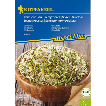 Bio Alfalfa - Lucerna - Kiepenkerl - Medicago sativa - predaj bio semien - 40 g