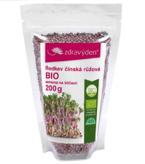 BIO Reďkovka čínska ružová - predaj bio semená - 200 g