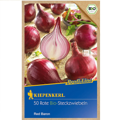 BIO Cibuľa sadzačka Red Baron - Allium cepa - predaj bio semien - 50 ks