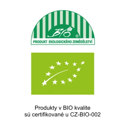 Produkty v BIO kvalite
sú certifikované u CZ-BIO-002