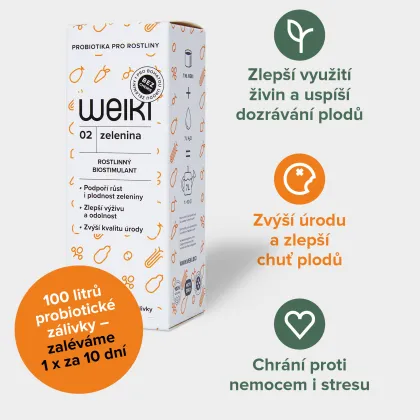 Probiotiká Weiki pre zeleninu - predaj probiotík - 100 ml