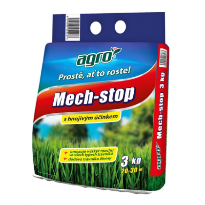 Mech Stop - Agro - hnojivo na trávniky - 3 kg